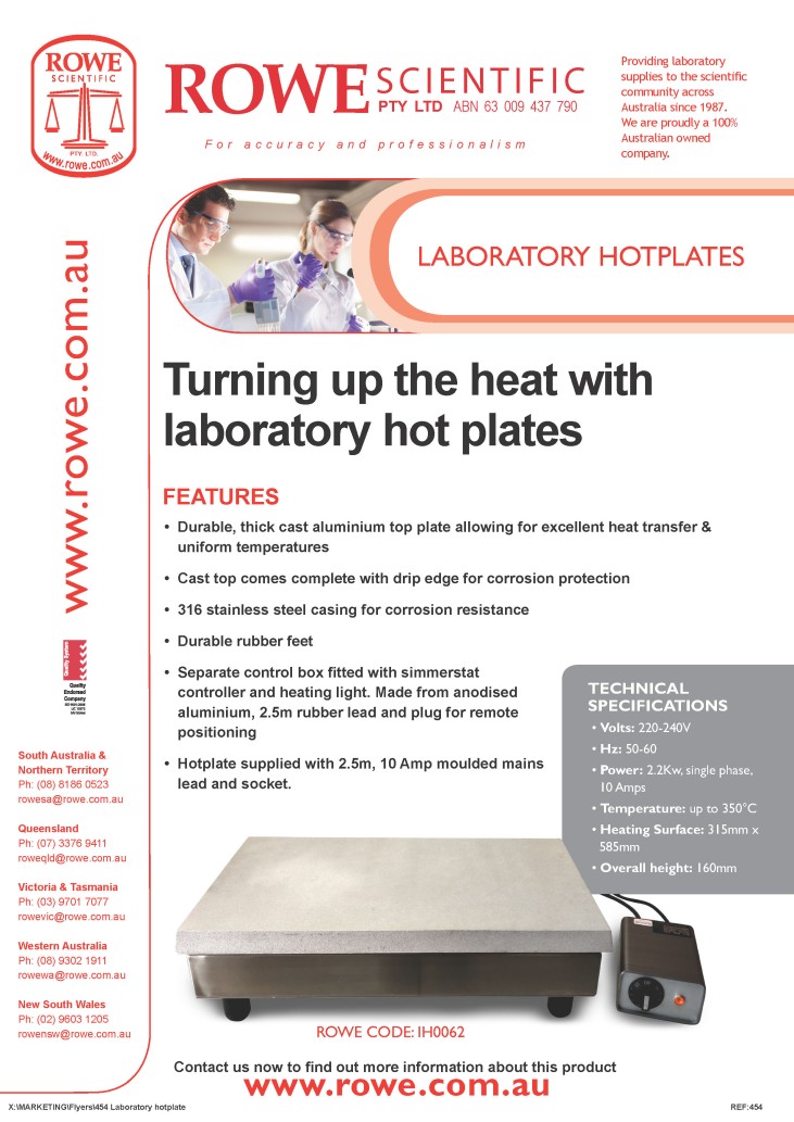 454 Laboratory hotplate