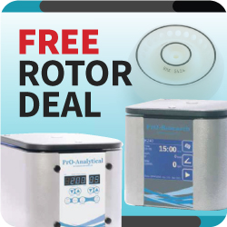 Centrifuge special offer - Free rotor deal