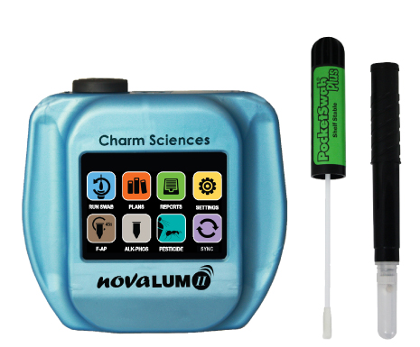 Charm NovaLUM II and Field Swabs