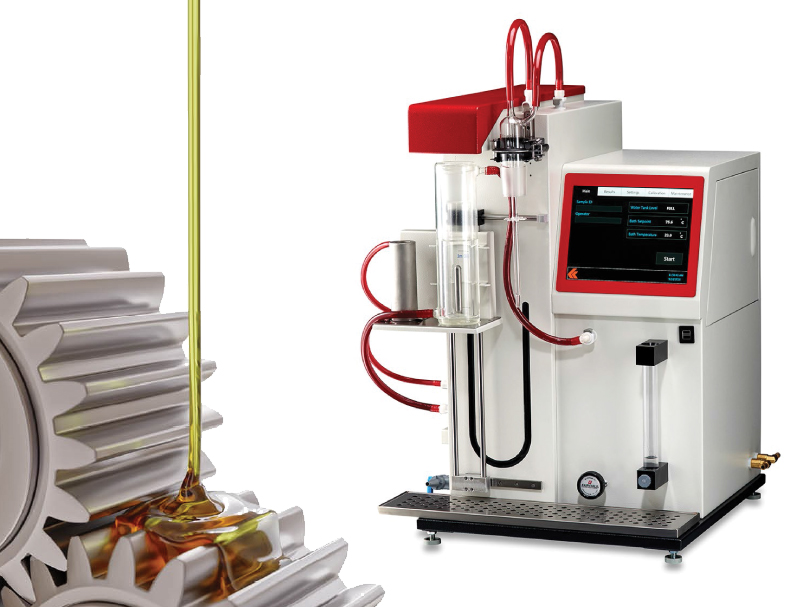 The ideal test to determine the air  release properties of petroleum oils.